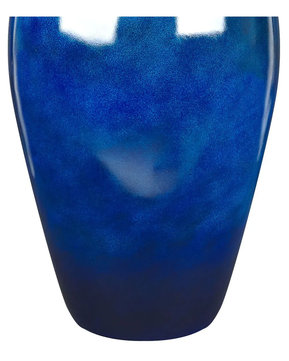 Flower Vase OCANA 37 cm Ceramic Dark Blue_847862