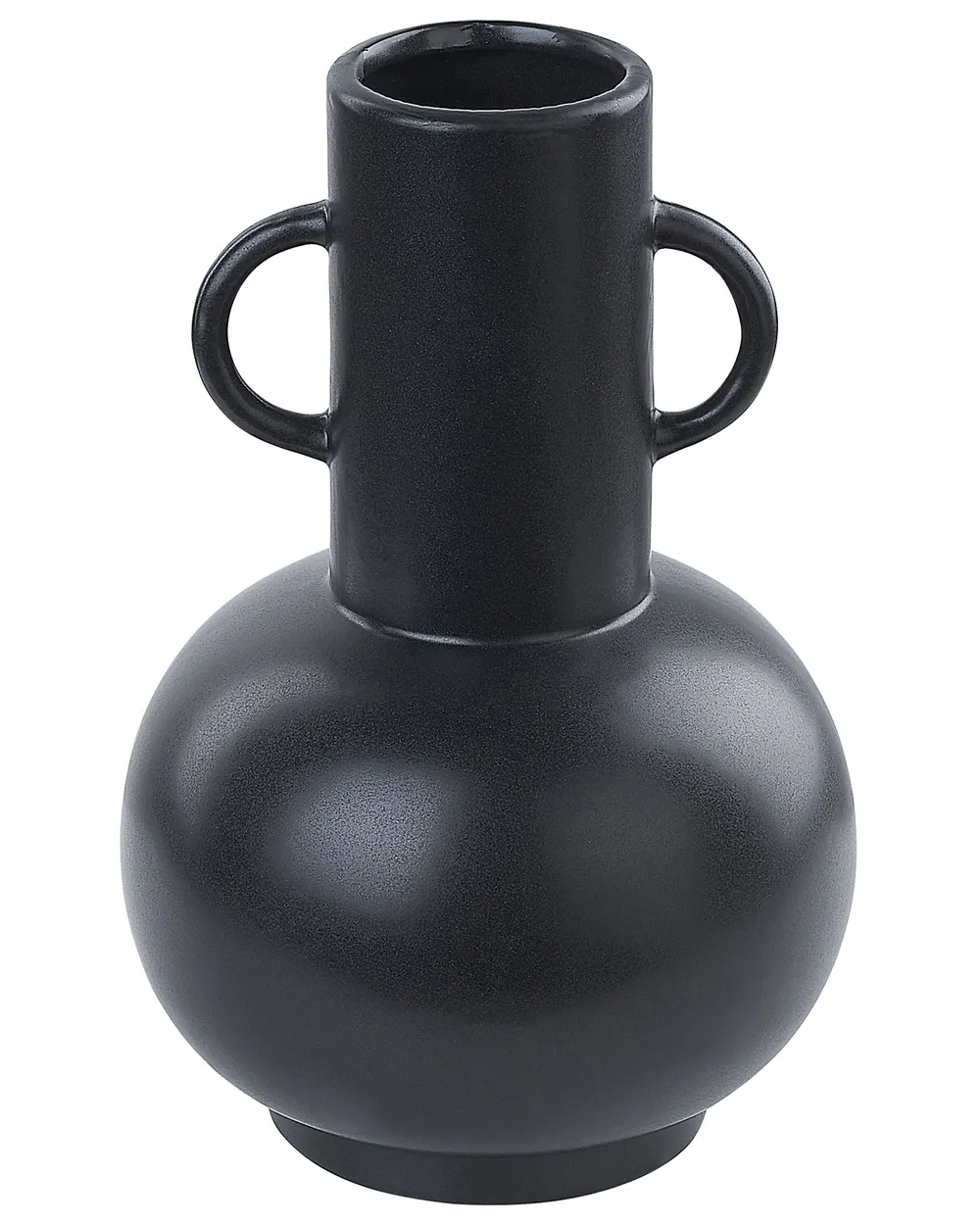 Blumenvase PEREA 26 cm Keramik Schwarz