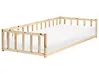 Kinderbett Kiefernholz AURIBEAU 90 x 200 cm Hellbraun