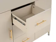 Sideboard mit Schubladen OMBURA Metall Beige_1082543