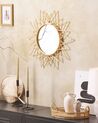 Wandspiegel AROEK 61 cm 61 cm Rattan Naturfarben