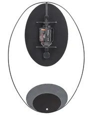 Wanduhr MANIGOD 32 cm Metall Schwarz_941102
