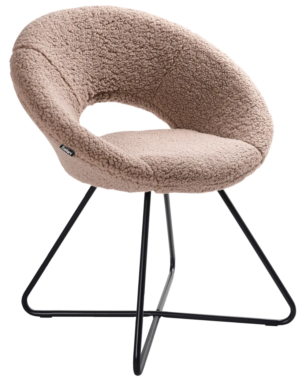 Dining Chair RACHEL Boucle Taupe_958364