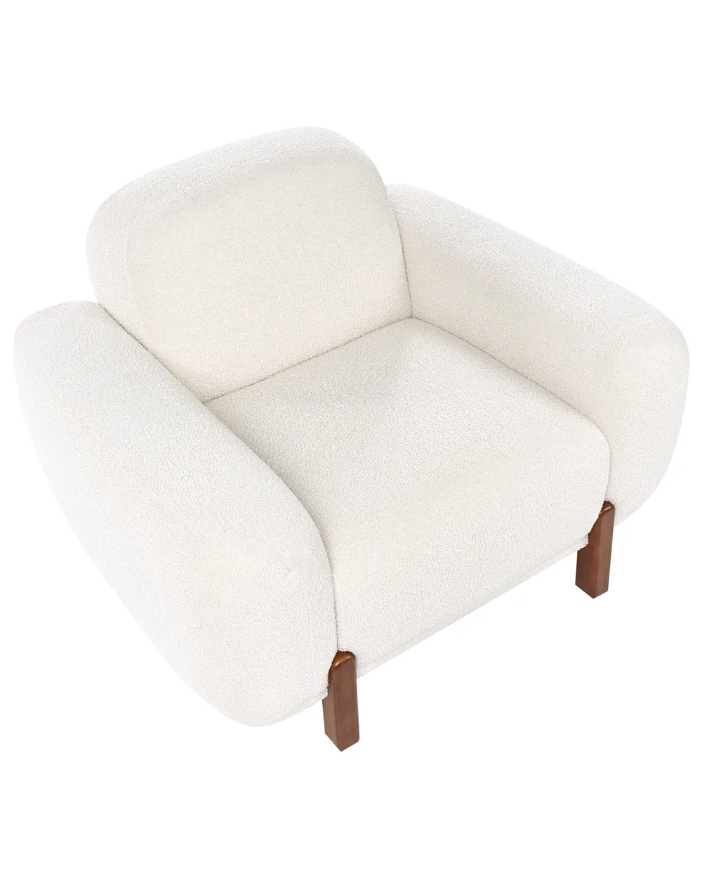 Sofa Set 4-Sitzer ODNES Bouclé Weiß_1053448