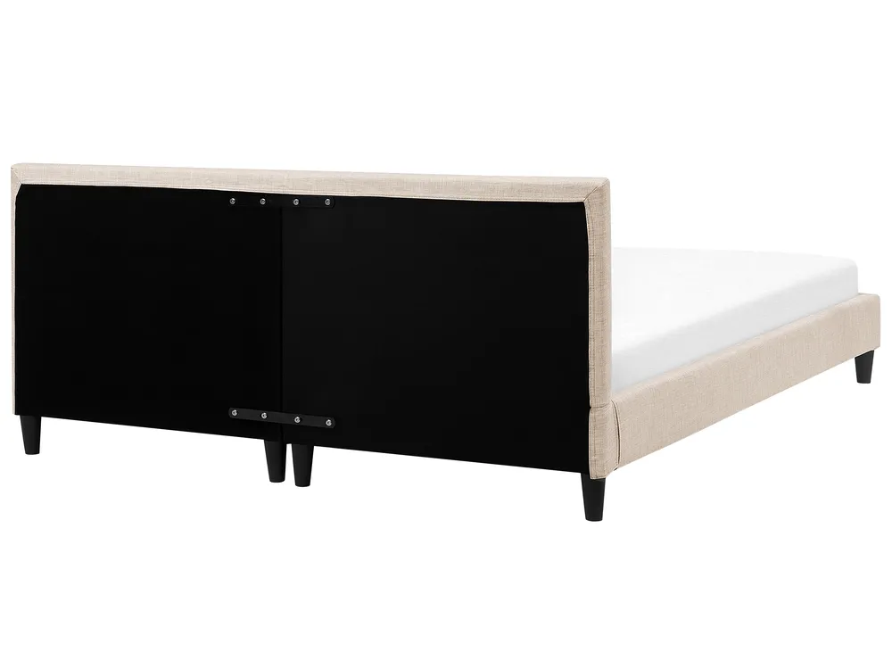 Bettrahmenbezug FITOU 180 x 200 cm Beige_752877