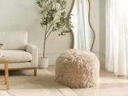 Pouf TUKKI Webpelz Hellbeige_1032465