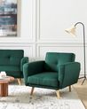 Sessel FLORLI Stoff Dunkelgrün