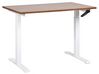 Manual Adjustable Standing Desk DESTINES 120 cm 72 cm Brown/ White