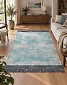 Teppich AKARSU Blau 160 x 230 cm Viskose