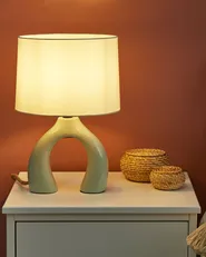 Table Lamp ABBIE Ceramic Light Green_891585