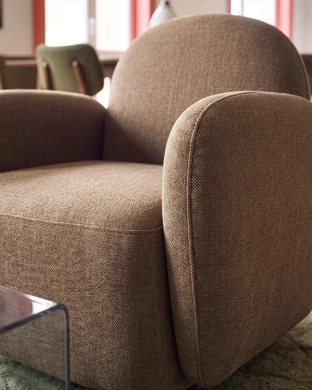 Fauteuil JULE Stof Bruin_1145856