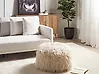 Pouffe TUKKI Faux Fur Light Beige