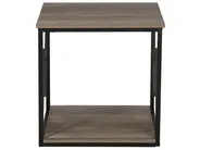 Beistelltisch FORRES Braun / Schwarz_726094
