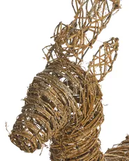 Weihnachtsdekoration LED GRINDAVIK 97 cm Rentier Naturfarben_1015243