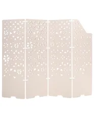 Office Divider STARRY 240 x 180 cm Light Beige_1015475