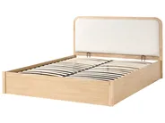 Ottoman Bed PEROUGES Light Brown 160 x 200 cm (EU King Size)_1047682