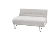 Schlafsofa 2-Sitzer VESTFOLD Stoff Hellgrau_930429