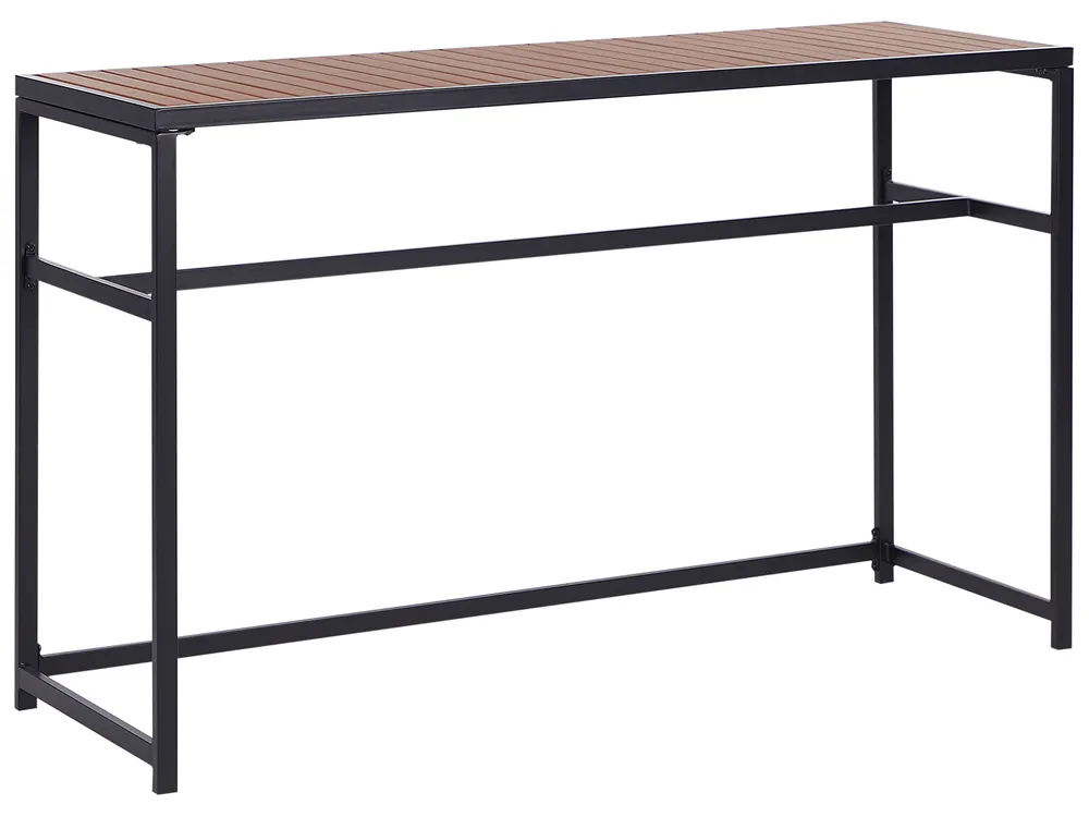 Garten Bartisch AVETRANA 150 cm 50 cm Schwarz