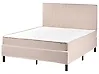 Boxspringbett Stoff COUNTESS 140 x 200 cm Beige
