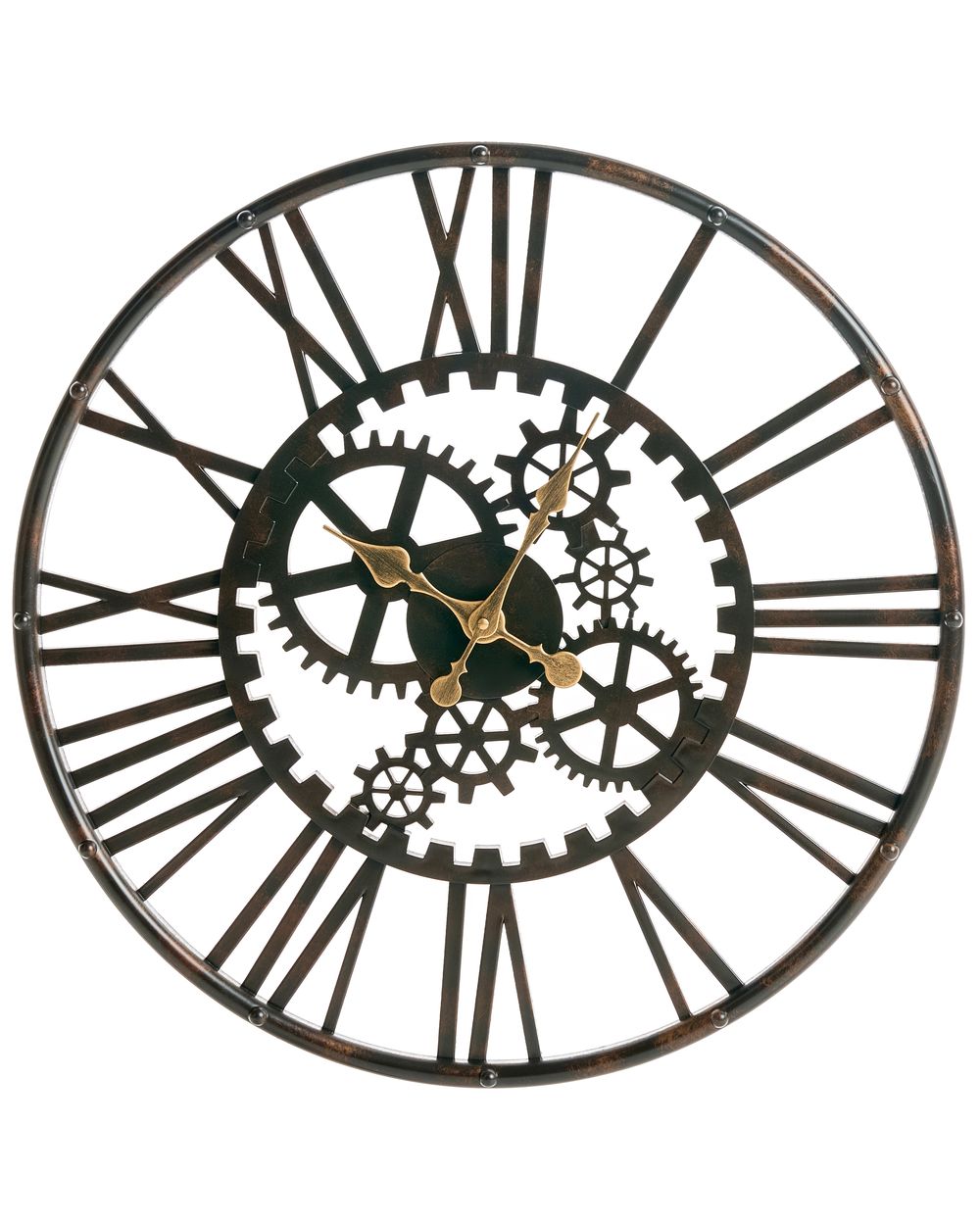 Wall Clock PETRER Synthetic Material Black