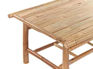 Lounge Set mit Tisch 4-Sitzer MAGGIORE Bambus Hellbraun_835845