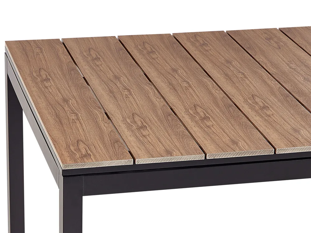 Ausziehbarer Gartentisch TOFANE 198/248 cm 90 cm Braun_928680