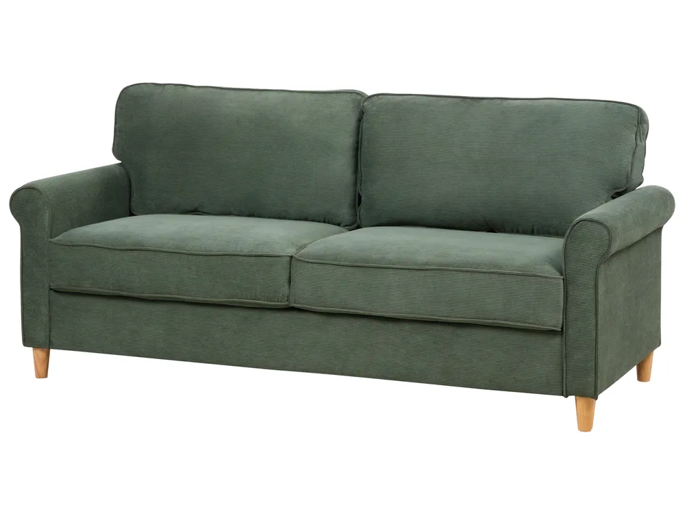 Sofa Set 5-Sitzer RONNEBY Cord Dunkelgrün_901436