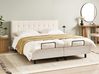 Adjustable Bed Boucle DUKE 180 x 200 cm (EU Super King) Off-White