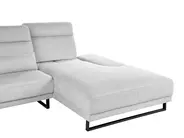 Ecksofa 4-Sitzer IKAST Stoff Hellgrau linksseitig_959821