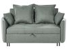 Schlafsofa 2-Sitzer HOVIN Stoff Grün