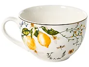 20-Piece Dinnerware Set LEMONGRASS Porcelain White/Green_1191900