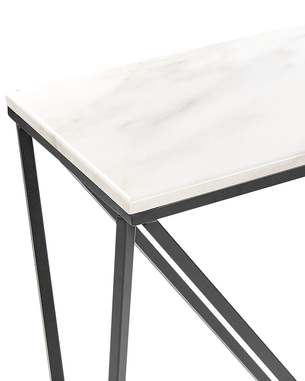 Console Table HAZEN Marble/ Black_873127