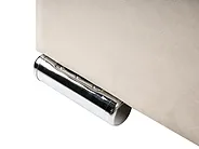 Bed Velvet LUBBON 140 x 200 cm (EU Double) Off-White_882161