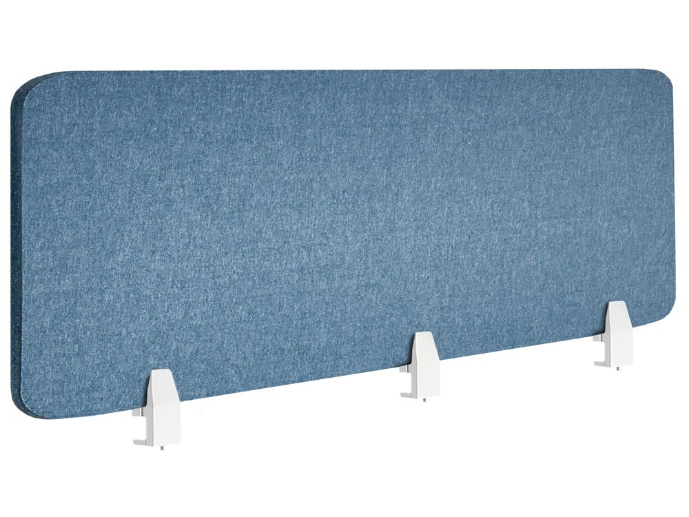 Schreibtischtrennwand SPLIT 180 x 50 cm Blau