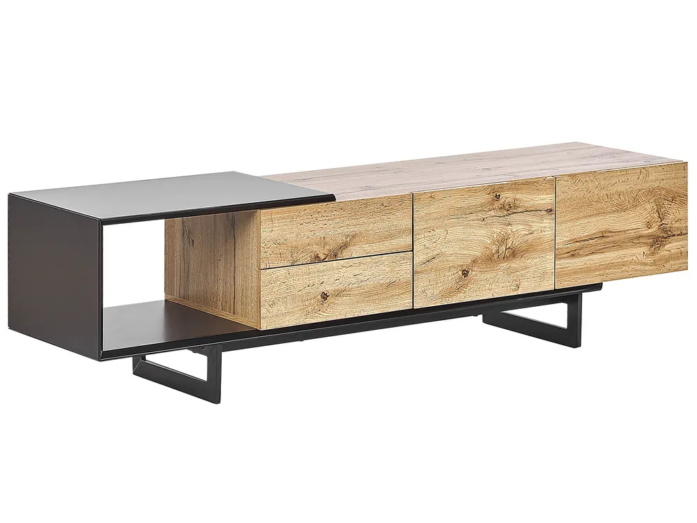 TV-Möbel FIORA Braun / Schwarz