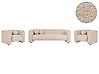 Sofa Set 5-Sitzer LEIREN Bouclé Beige