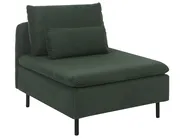 Modul Ecksofa 3-Sitzer EGERIS Cord Dunkelgrün rechtsseitig_1067139