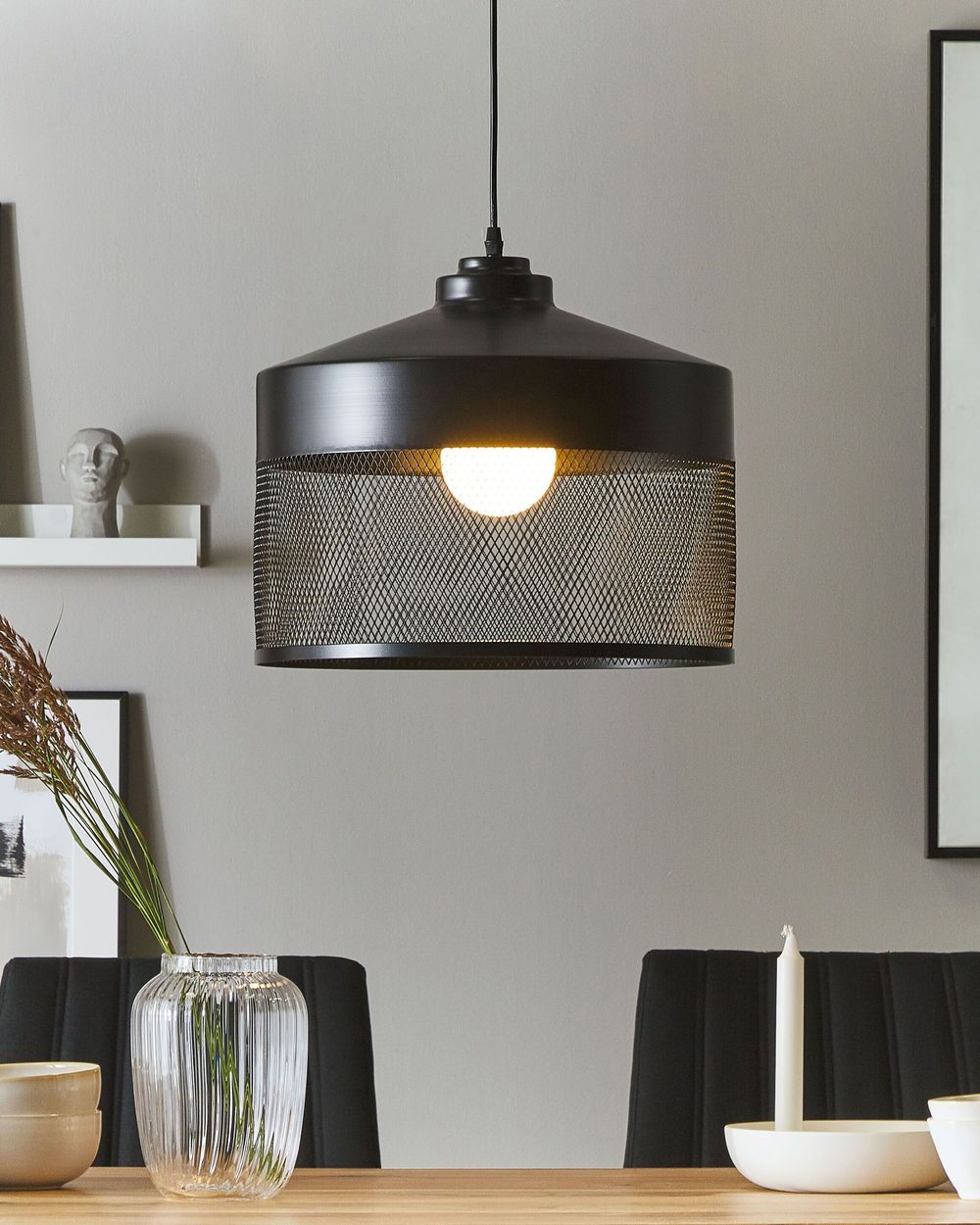 Pendant Lamp CARDENER Metal Black