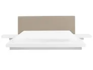 Wasserbett Bouclé ZEN 180 x 200 cm Weiß_1080207