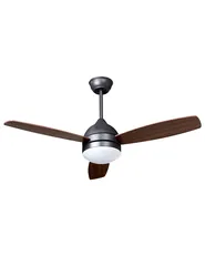 Deckenventilator mit Licht MANSALA mit Fernbedienung LED Dunkelbraun_1032171