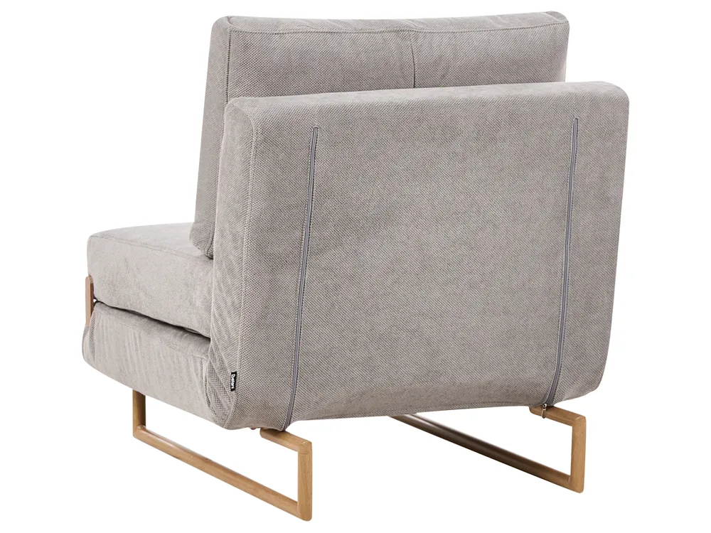 Living Room Set 6 Seater JERSLEV Fabric Grey_1013818