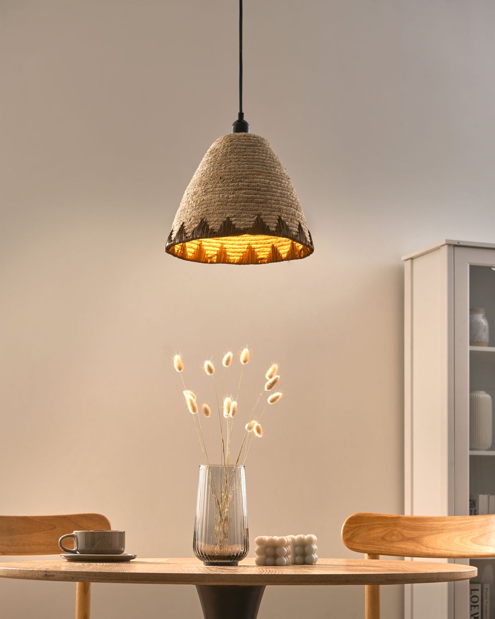 Oslonjena lampa INKSI Šipka Prirodni