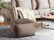 Pouf DAREYN Samtstoff Braun_1183026