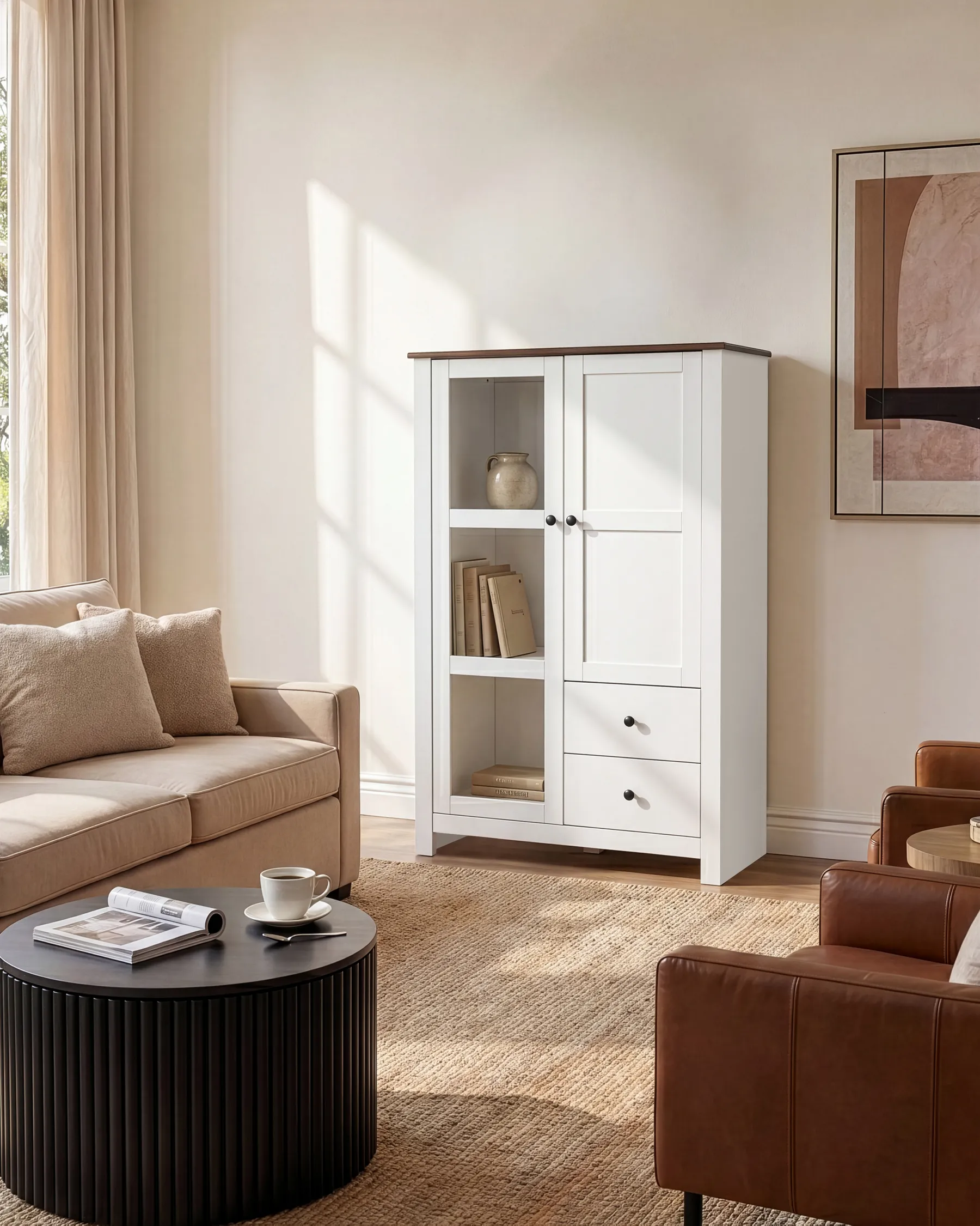 Display Cabinet PIMBA 80 cm White_1103951