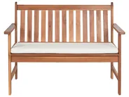 Garden Lounge Set with Table 4 Seater ALTIDONA Acacia Wood Off-White_922432