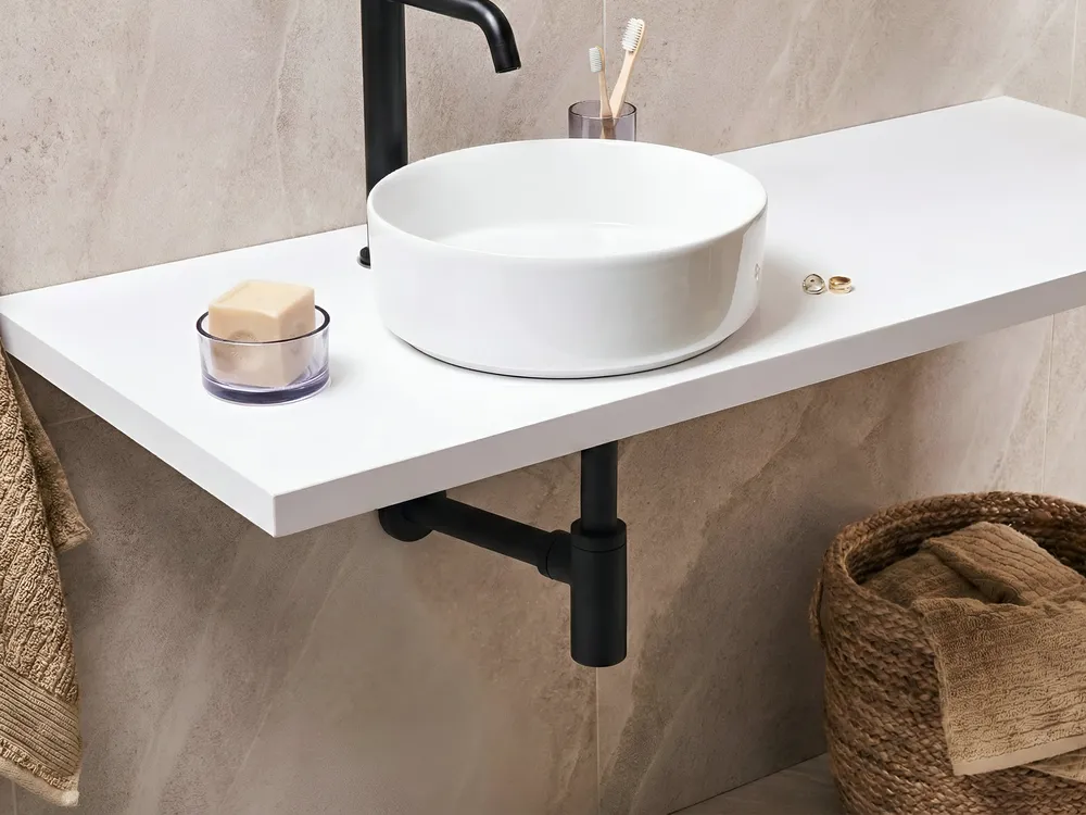 Flaschensiphon mit Click-Clack-Ventil MAFREDI Messing Schwarz