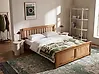 Bett mit Lattenrost Kiefernholz OLENDON 160 x 200 cm Braun