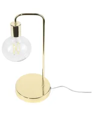 Desk Lamp SAVENA Metal Gold_697956