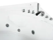 Corner Hot Tub with LED PELICAN 2060 x 1650 mm White_755880