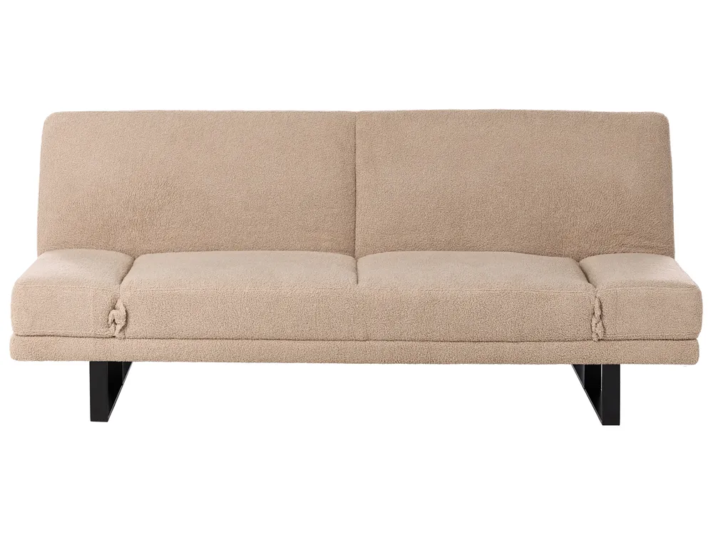 Schlafsofa 2-Sitzer YORK Bouclé Beige_1009229